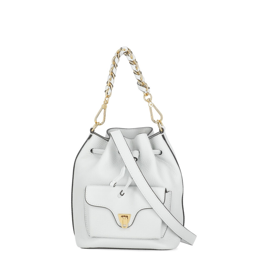 Coccinelle Beat Generation Chain-strap Bucket Bag In Blue