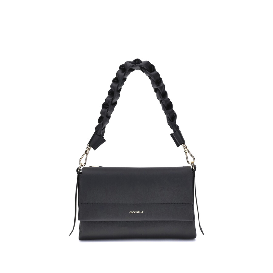 Coccinelle Boheme Shoulder Bag In Black