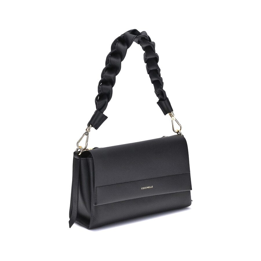 Coccinelle Boheme Shoulder Bag In Black