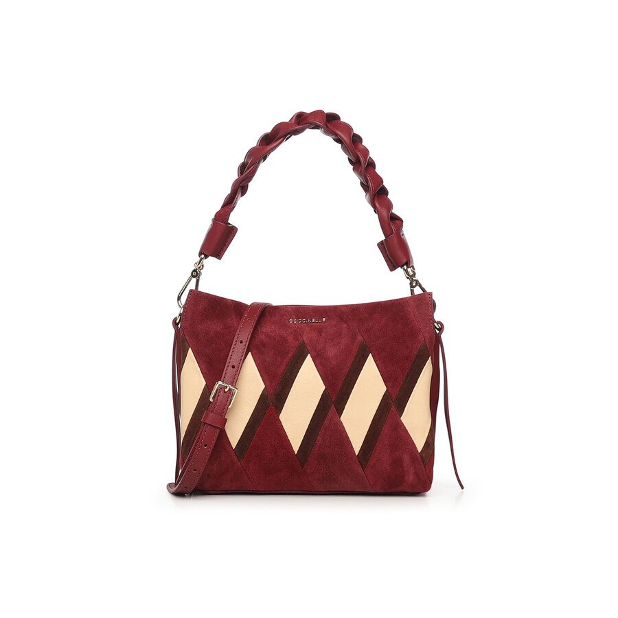 Coccinelle Boheme Small Handbag In Burgundy