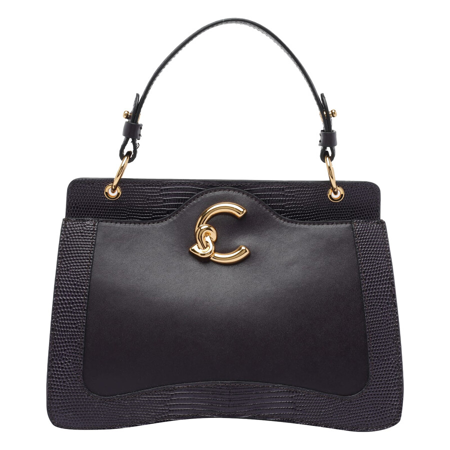 Coccinelle C-me Bimateri Crossbody Bag In Black