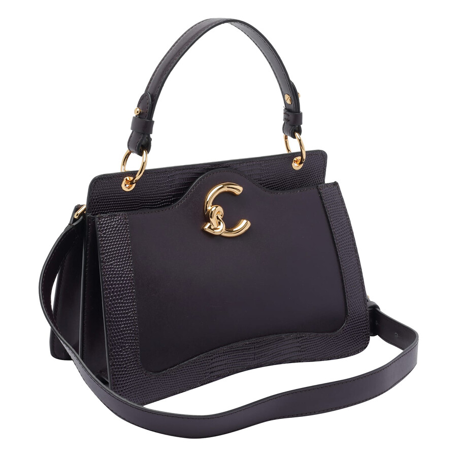 Coccinelle C-me Bimateri Crossbody Bag In Black
