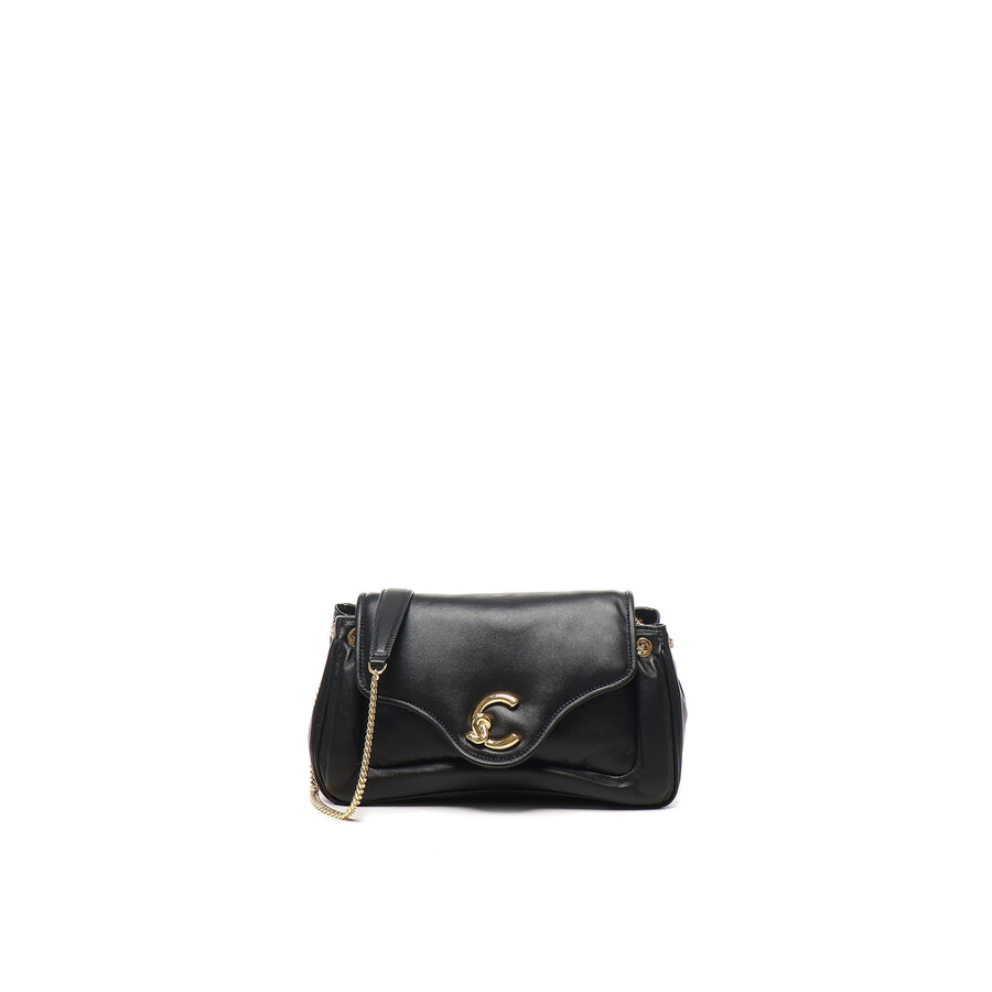 Coccinelle C-me Fluffy Bag In Black
