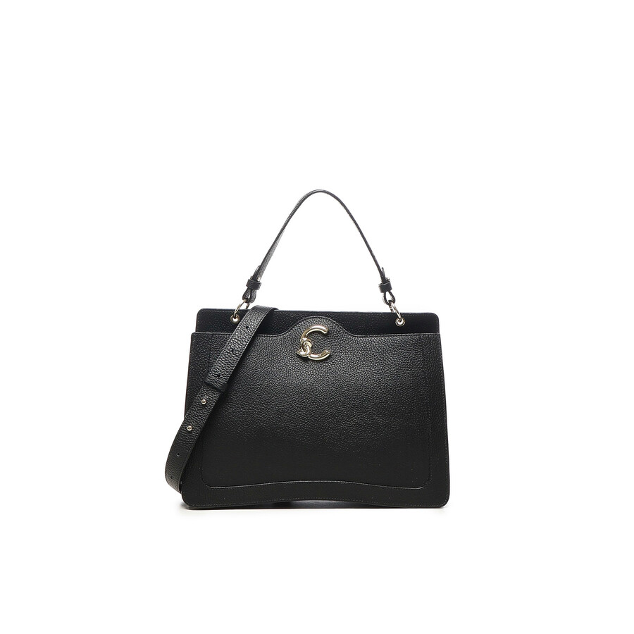 Coccinelle C-me Tote Bag In Black
