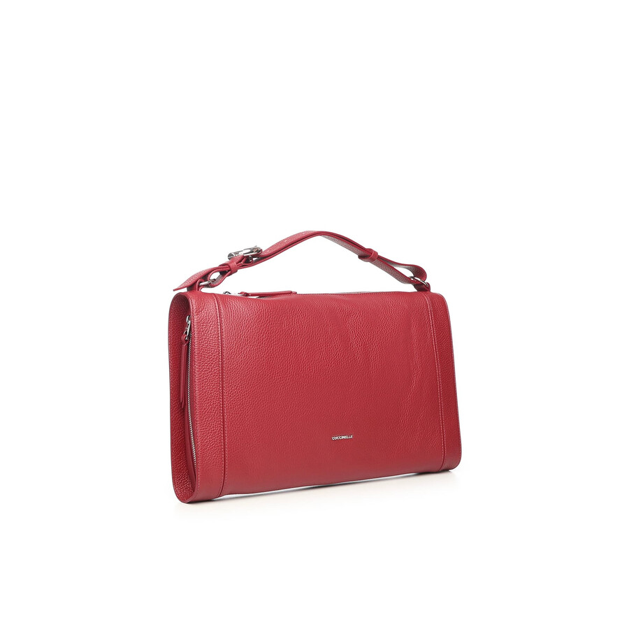 Coccinelle Elinor Medium Shoulder Bag In Brown