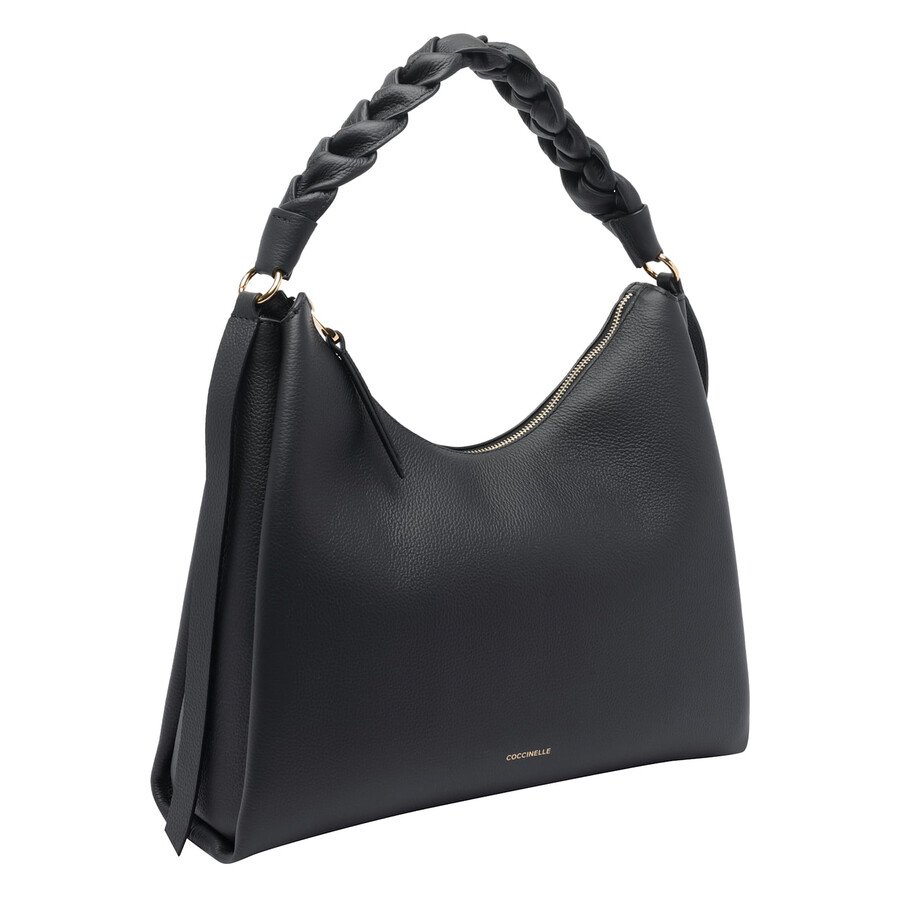Coccinelle Boheme Medium Tote Bag In Black