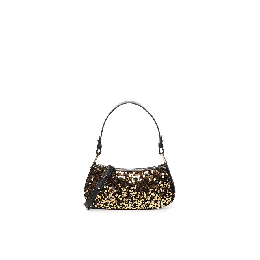 Coccinelle Merveille Paillette Bag In Gold