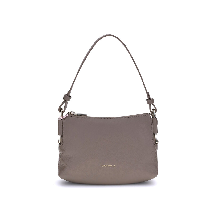 Coccinelle Rebekka Shoulder Bag In Gray