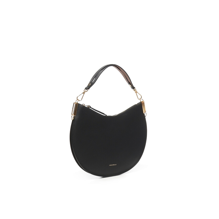 Coccinelle Sunup Medium Hobo Bag In Black