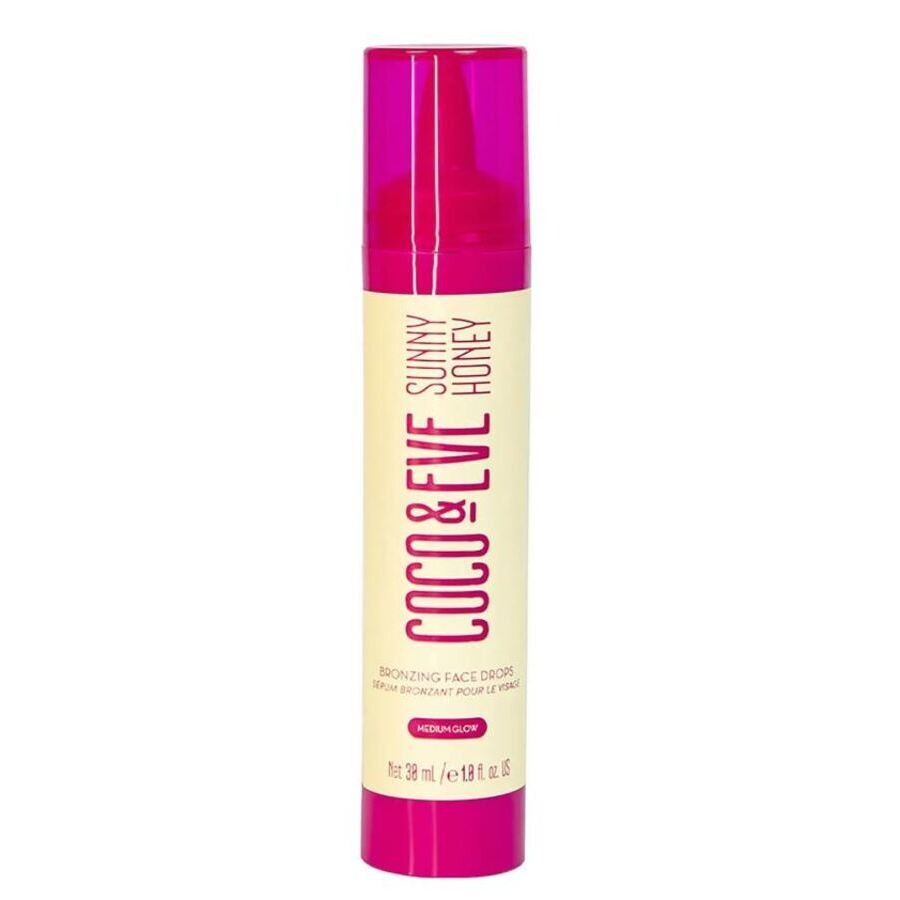 Coco And Eve Sunny Honey Bronzing Face Drops - Dark 1 oz Skin Care 8886482910936