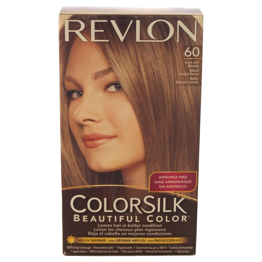 Revlon Colorsilk Beautiful Color 60 Dark Ash Blonde By Revlon For Unisex 1 Application Hair Color 309978695608 Beauty Hair Care Jomashop
