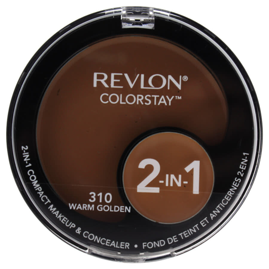Revlon Colorstay 2-in-1 Compact Makeup & Concealer - # 310 Warm Golden By  For Women - 0.42 oz Concea