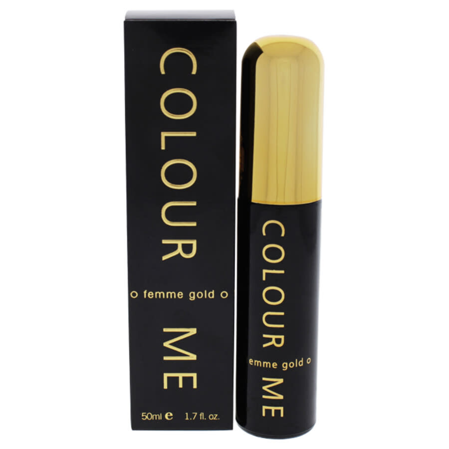 Shop Milton-lloyd Colour Me Femme Gold By  For Women - 1.7 oz Pdt Spray In Gold / Rose Gold