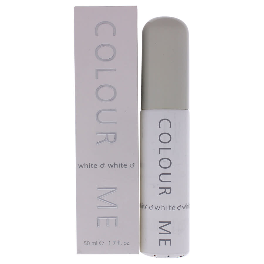 Milton-lloyd Colour Me White By  For Men - 1.7 oz Edt Spray In Yellow/green/white/orange