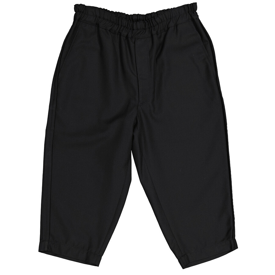 Comme Des Garcons Men's Black Shorts With Slip Pockets, Brand Size