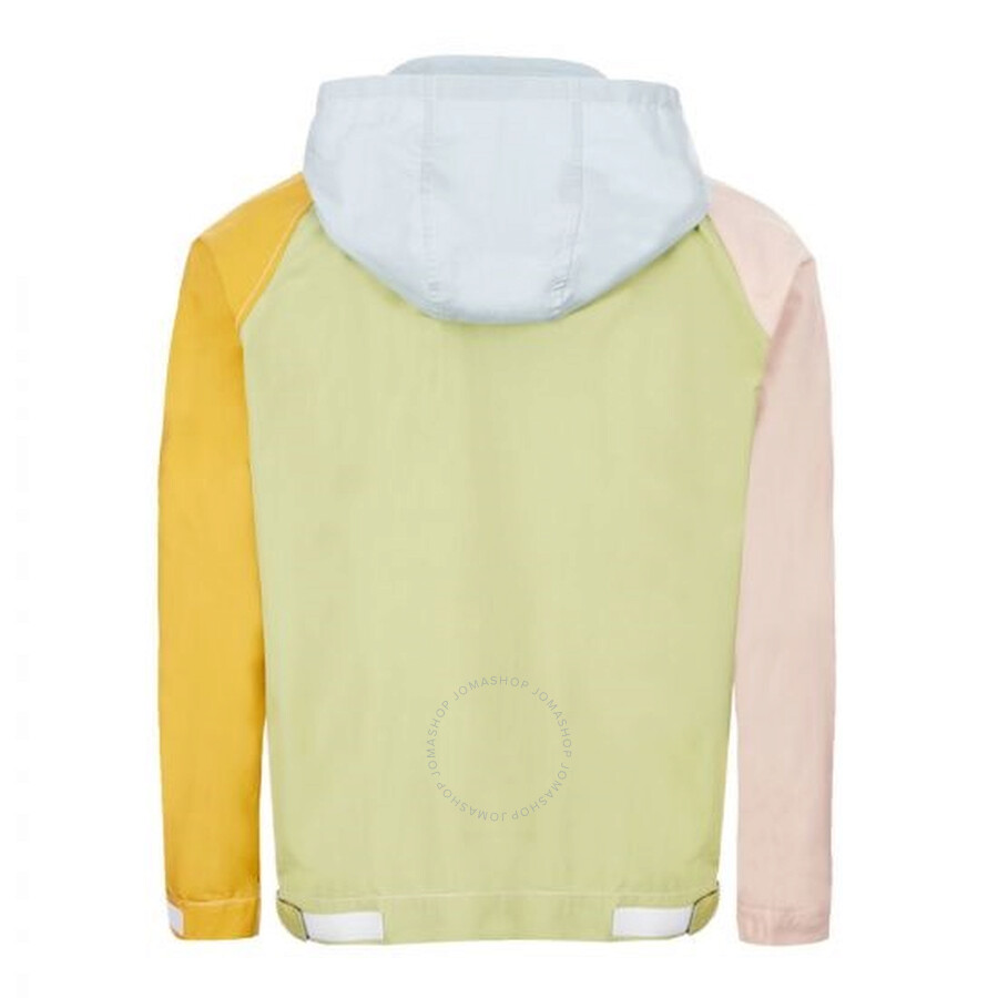 Comme Des Garçons Comme Des Garcons Men's Green Colour-block Jacket In Green Multi