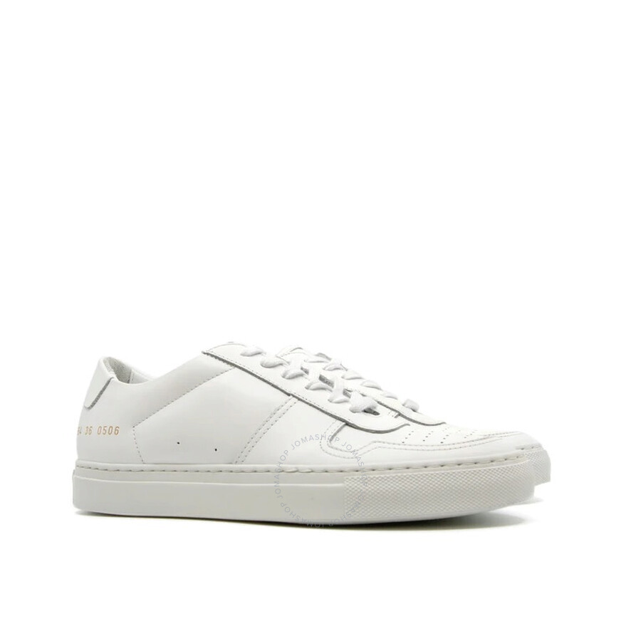 Common Projects Ladies White Leather Bball 90 Low-top Sneakers In White