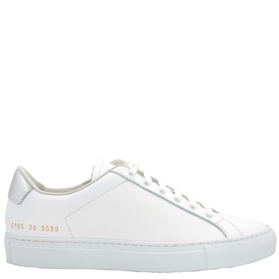 ◆Common Projects ◆ Retro Classic Sneakers White Silver 616 Common Projects Retro Classic Sneakers | White | FARFETCH