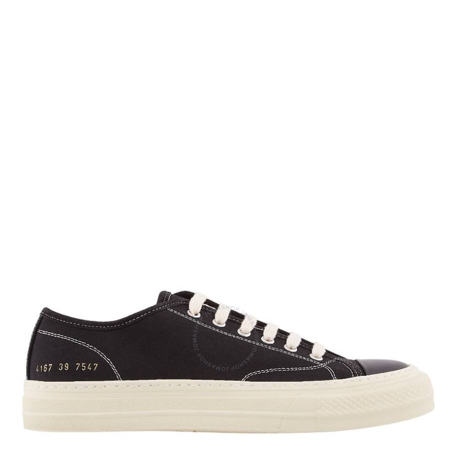 Common Projects Tournament Canvas Sneakers In Black