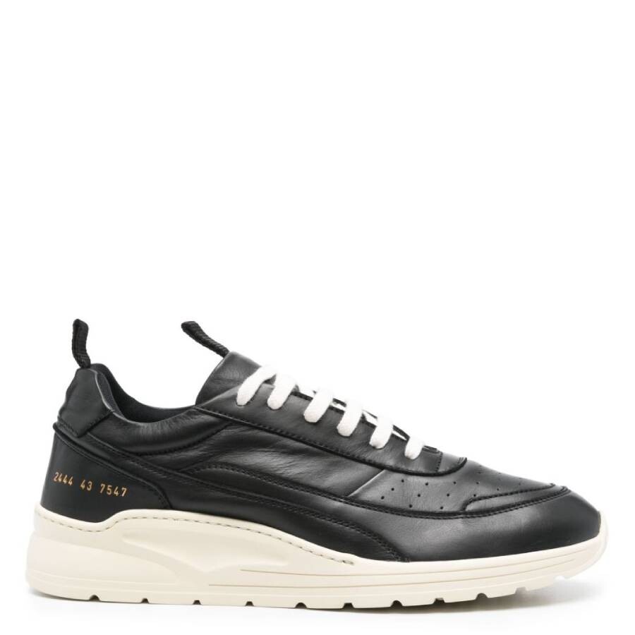 Common Projects Soccer Quilted Sneaker In Black