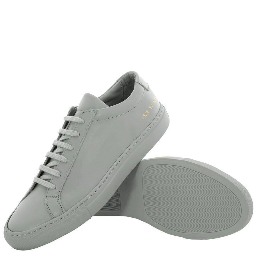 Common Projects Green Original Achilles Low Sneakers In Green