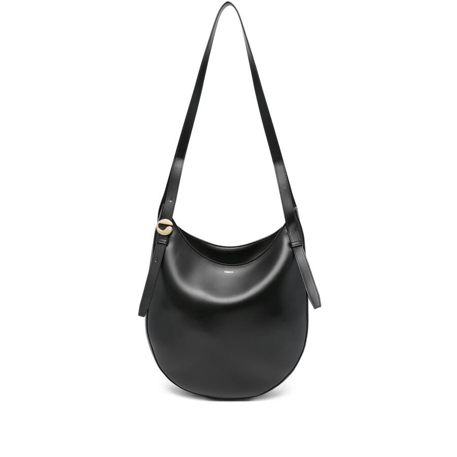 Coperni Leather Shoulder Bag In Black