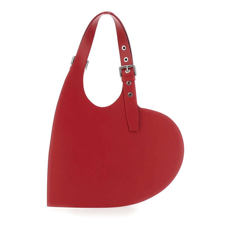 Coperni Mini Heart Tote Bag In Red