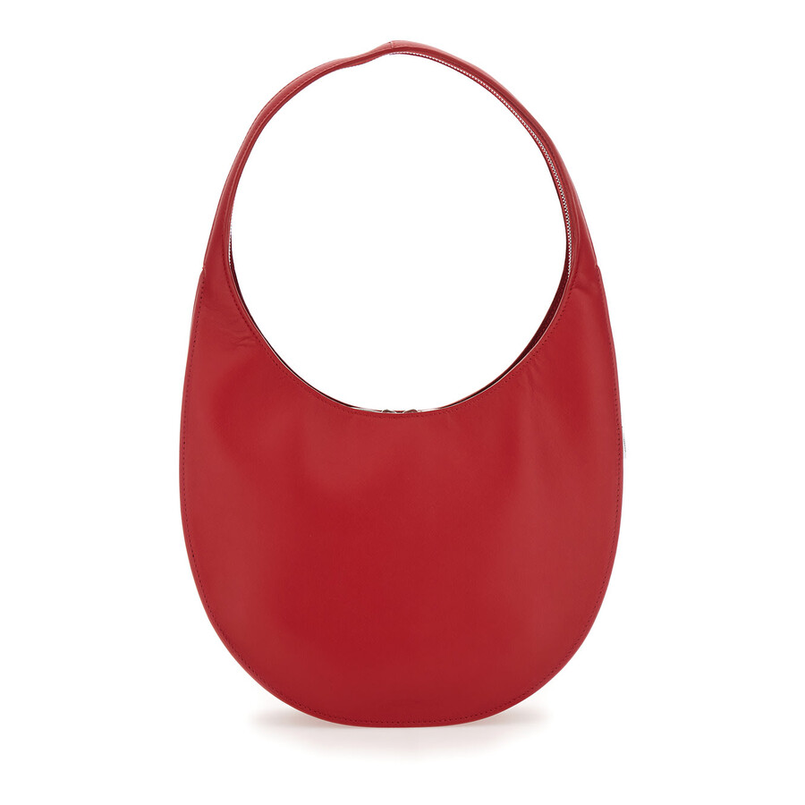 Coperni Logo Detailed Medium Soft Tote Bag In Red