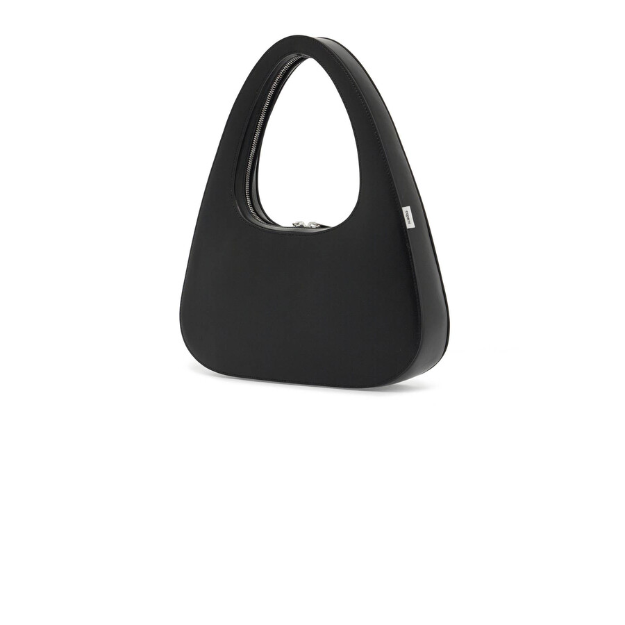 Coperni Swipe Large Leather Tote Bag In Black