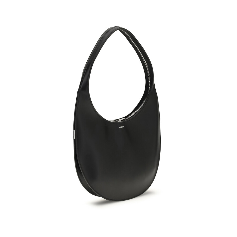 Coperni Medium Soft Swipe Shoulder Bag In Black