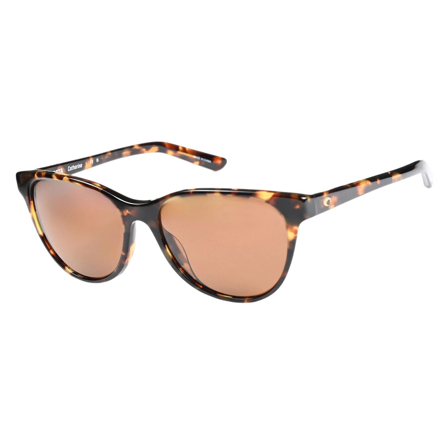 Costa Del Mar Catherine Coipper Polarized Glass Cat Eye Ladies Sunglasses 6s2012 201201 57