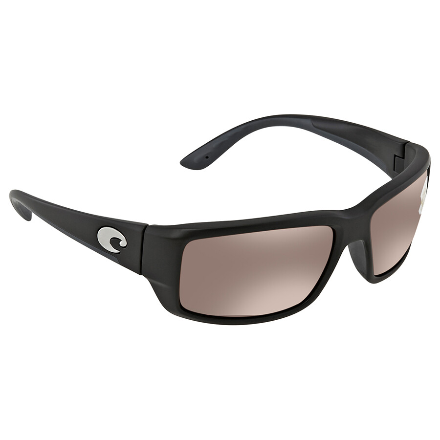 Costa Del Mar Fantail Polarized Copper Silver Mirror Medium Fit Sunglasses TF 11 OSCP