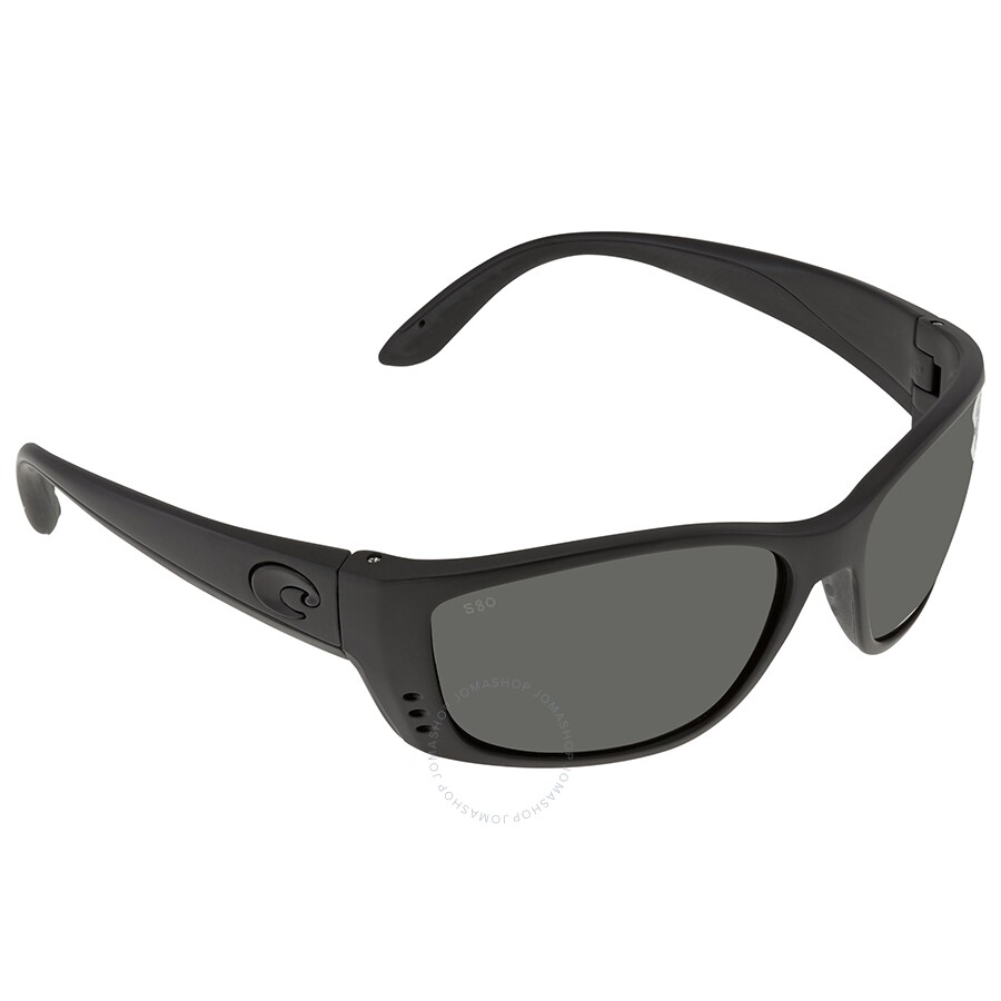 Costa Del Mar Fisch Gray W580 Wrap Men's Sunglasses FS 01 OGGLP