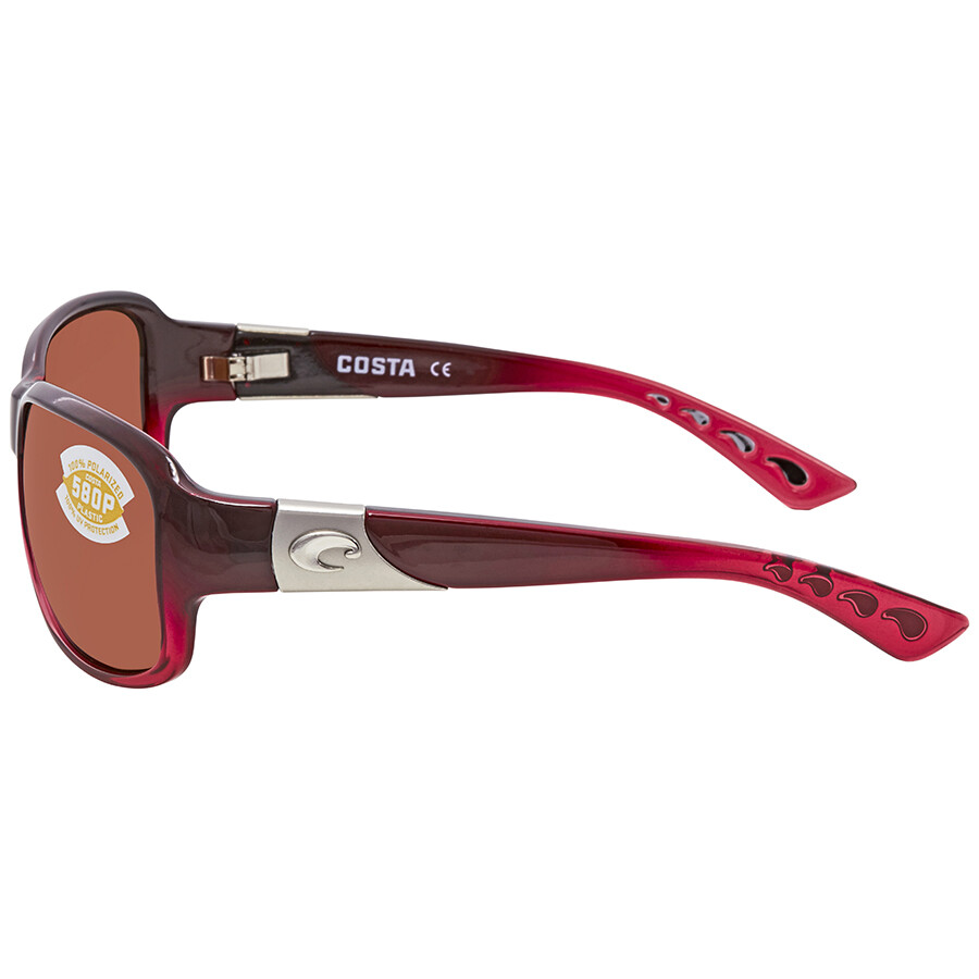 Costa Del Mar Inlet Pomegranate Fade Sunglasses IT 48 OCP Costa Del