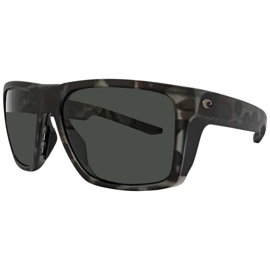 Costa Del Mar Lido Grey Polarized Glass Men's Sunglasses 6s9104 910413 57 In Grey