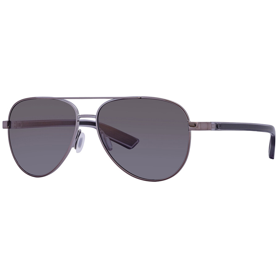 Costa Del Mar Peli Grey Gradient Polarized Glass Unisex Sunglasses 6s4002 400227 57 In Grey