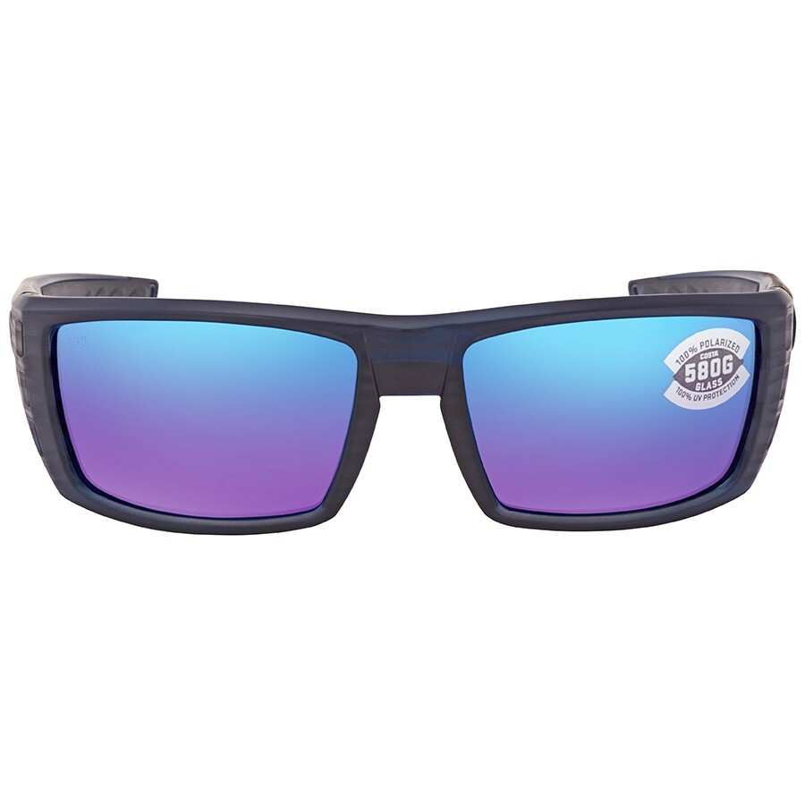 Costa Del Mar Rafael Blue Mirror 580G Wrap Men's Sunglasses RFL 111