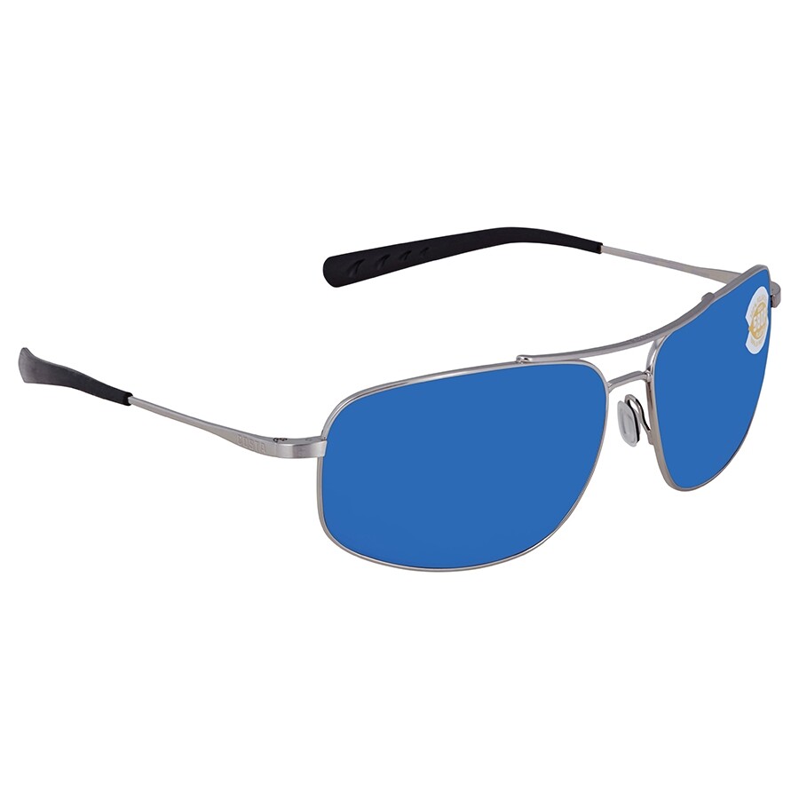 Costa Del Mar Shipmaster Blue Mirror Polarized Plastic Pilot Sunglasses