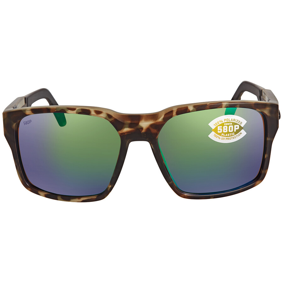 Costa Del Mar Tailwalker Green Mirror Polarized Polycarbonate Men's