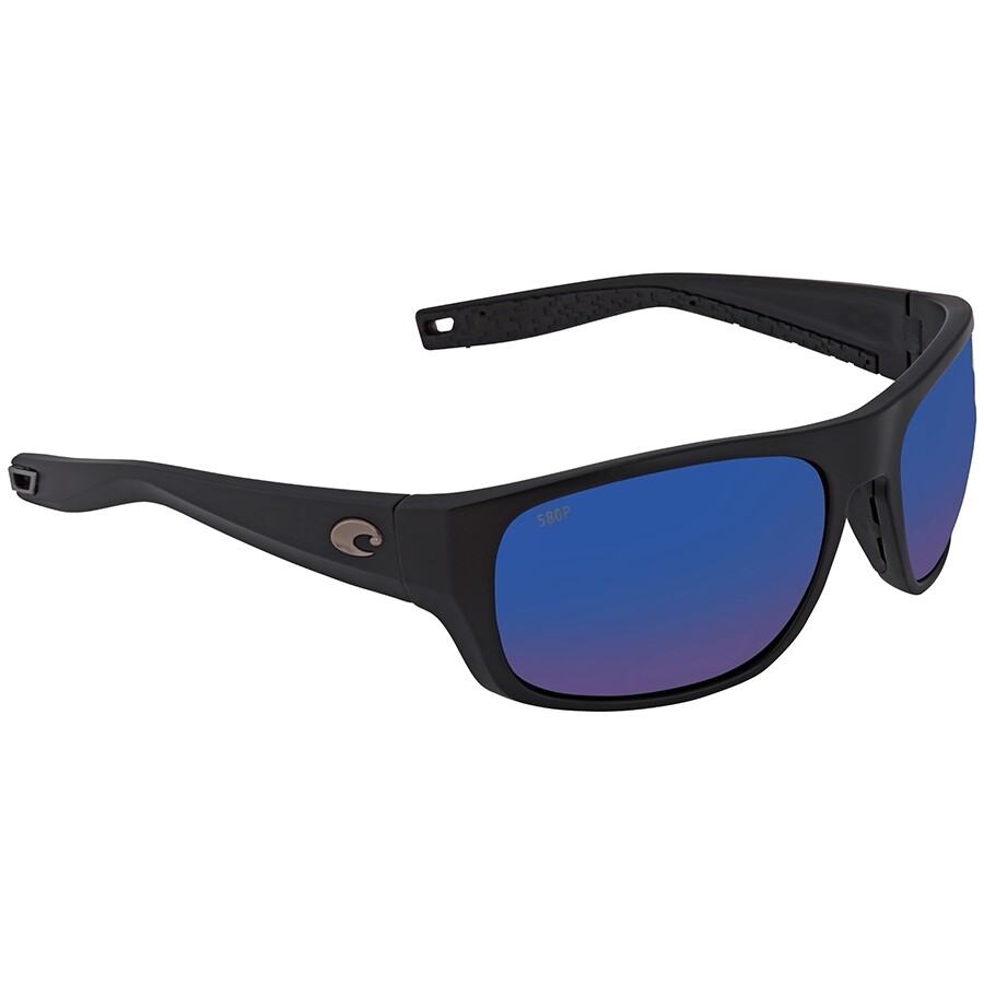 Costa Del Mar Tico Blue Mirror 580P Polarized Wrap Men's Sunglasses TCO