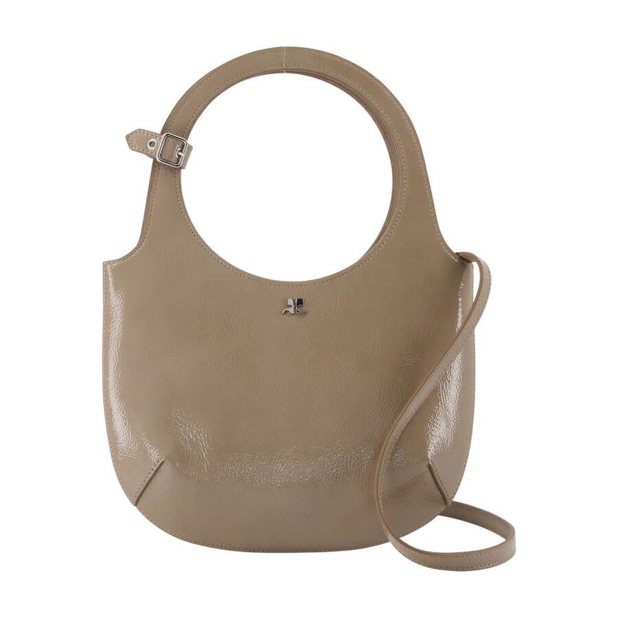 Courreges Holy Shoulder Bag Brown