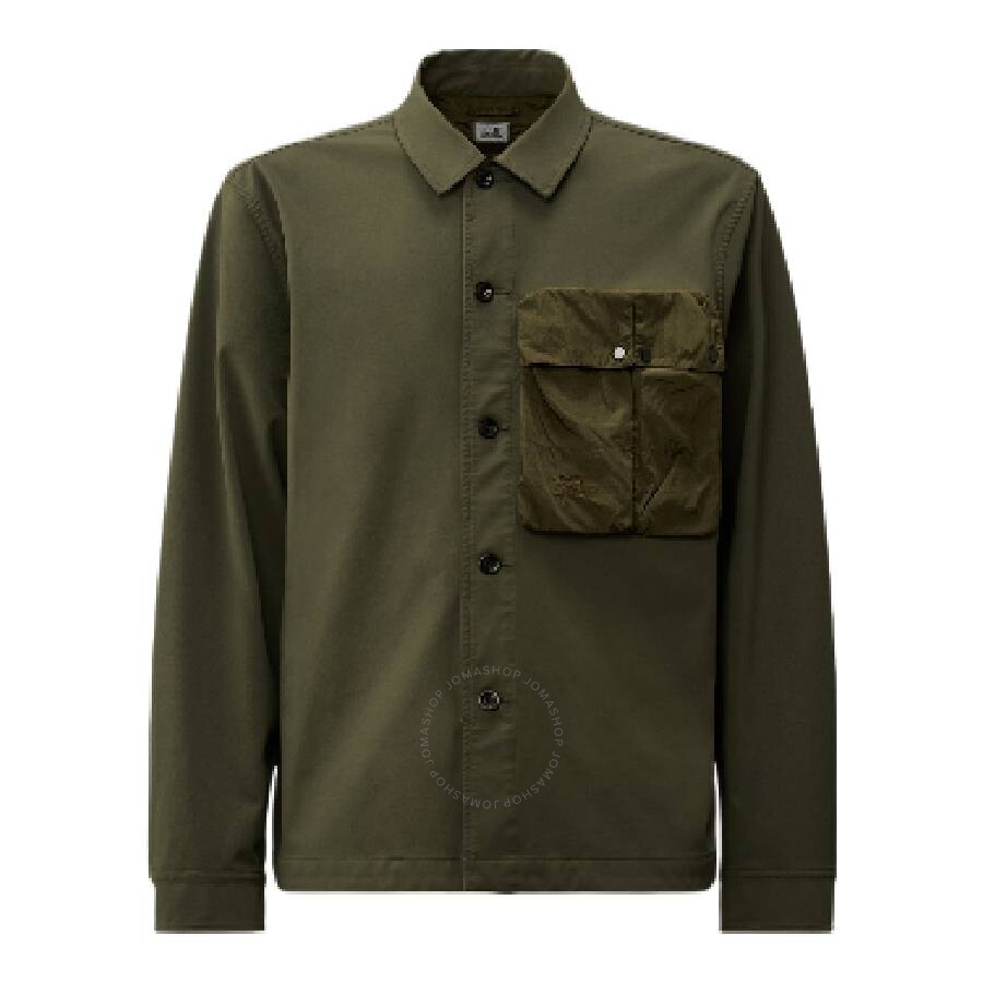 C.p. Company Cp Company Gd Shell Mixed Buttoned Overshirt