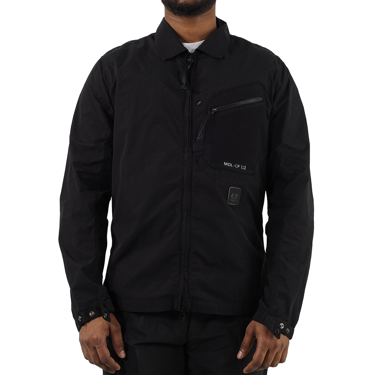 C.P. Company Men's Giacca Metropolis Overshirt Con Black