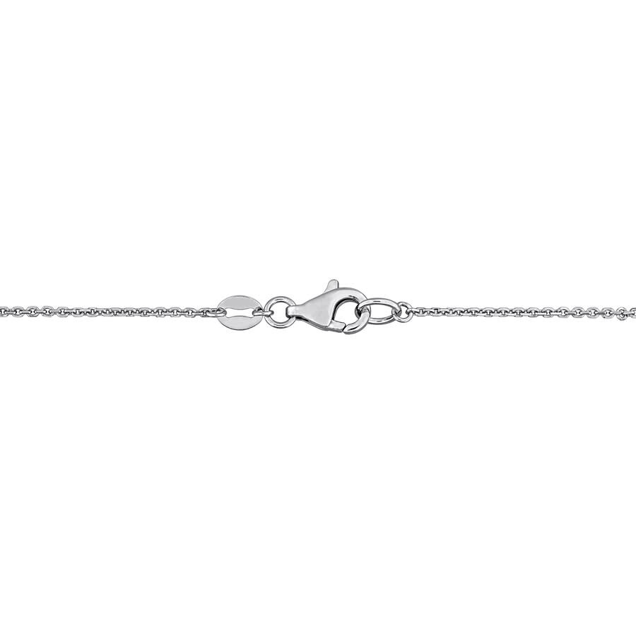 Created Forever 1 1/3ct Tw Multi-shape Lab Grown Diamond Necklace In 14k White Gold In Metallic