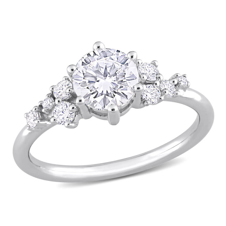 Shop Created Forever 1 1/4 Ct Tw Lab Created Diamond Engagement Ring In 14k White Gold