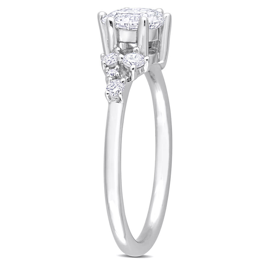 Shop Created Forever 1 1/4 Ct Tw Lab Created Diamond Engagement Ring In 14k White Gold