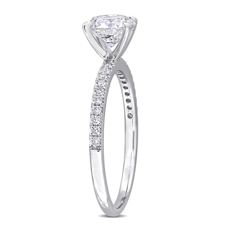 Created Forever 1 1/6ct Tw Lab-grown Diamond Solitaire Engagement Ring In 14k White Gold In White