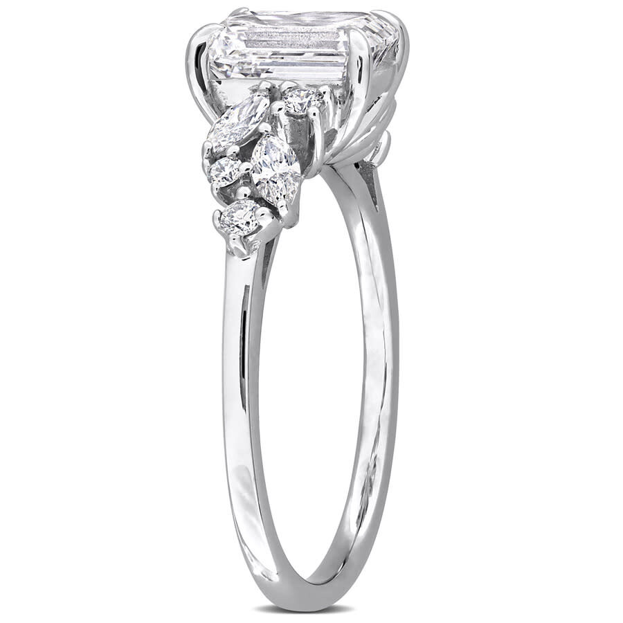 Created Forever 1 4/5ct Tw Multi-shaped Lab-grown Diamond Ring In 14k White Gold In White
