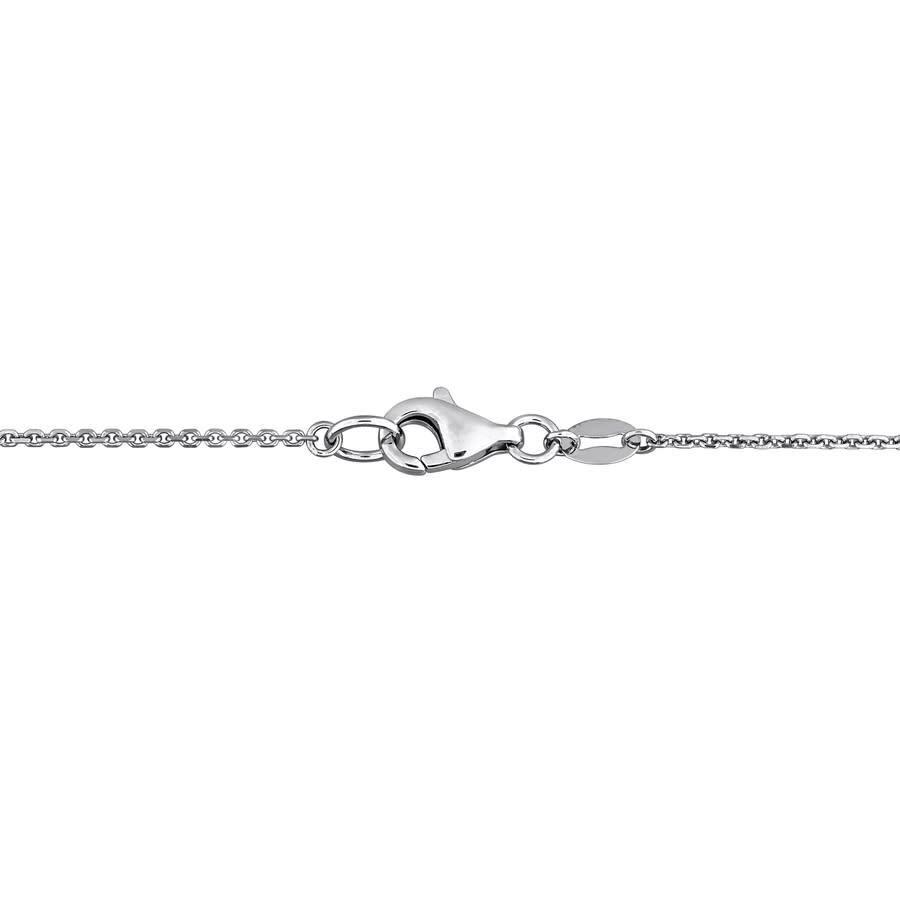 Created Forever 1 5/8ct Tw Lab Grown Diamond Necklace In 14k White Gold In Metallic