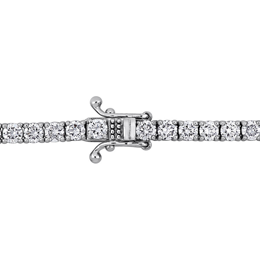 Created Forever 12 1/4ct Tw Lab-grown Diamond Tennis Necklace 14k White Gold-16 In In White